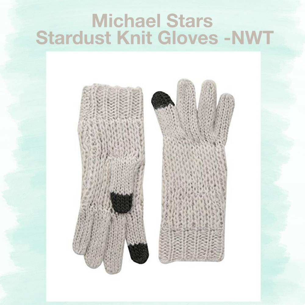 Michael Stars Stardust Knit Gloves NWT